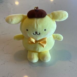 Large Pompompurin plush keychain